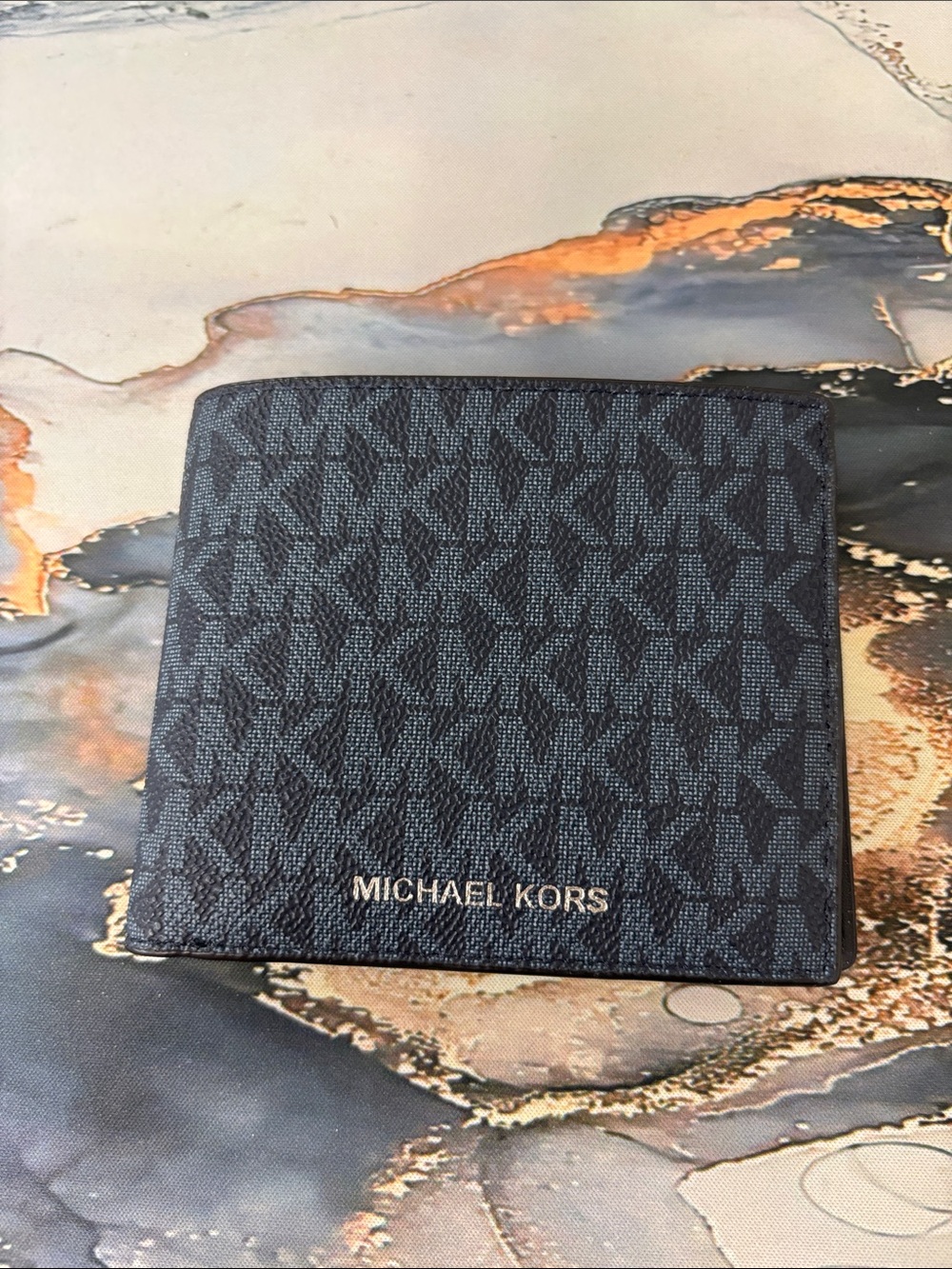 Michael Kors Cooper Bifold with coin pocket Men’s Wallet Admiral blue